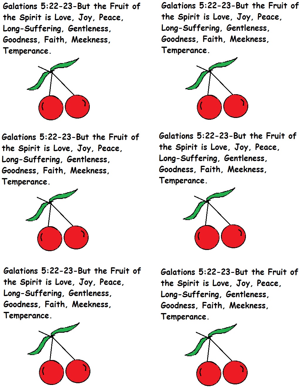 Fruit of The Spirit Wall Hanging Plate